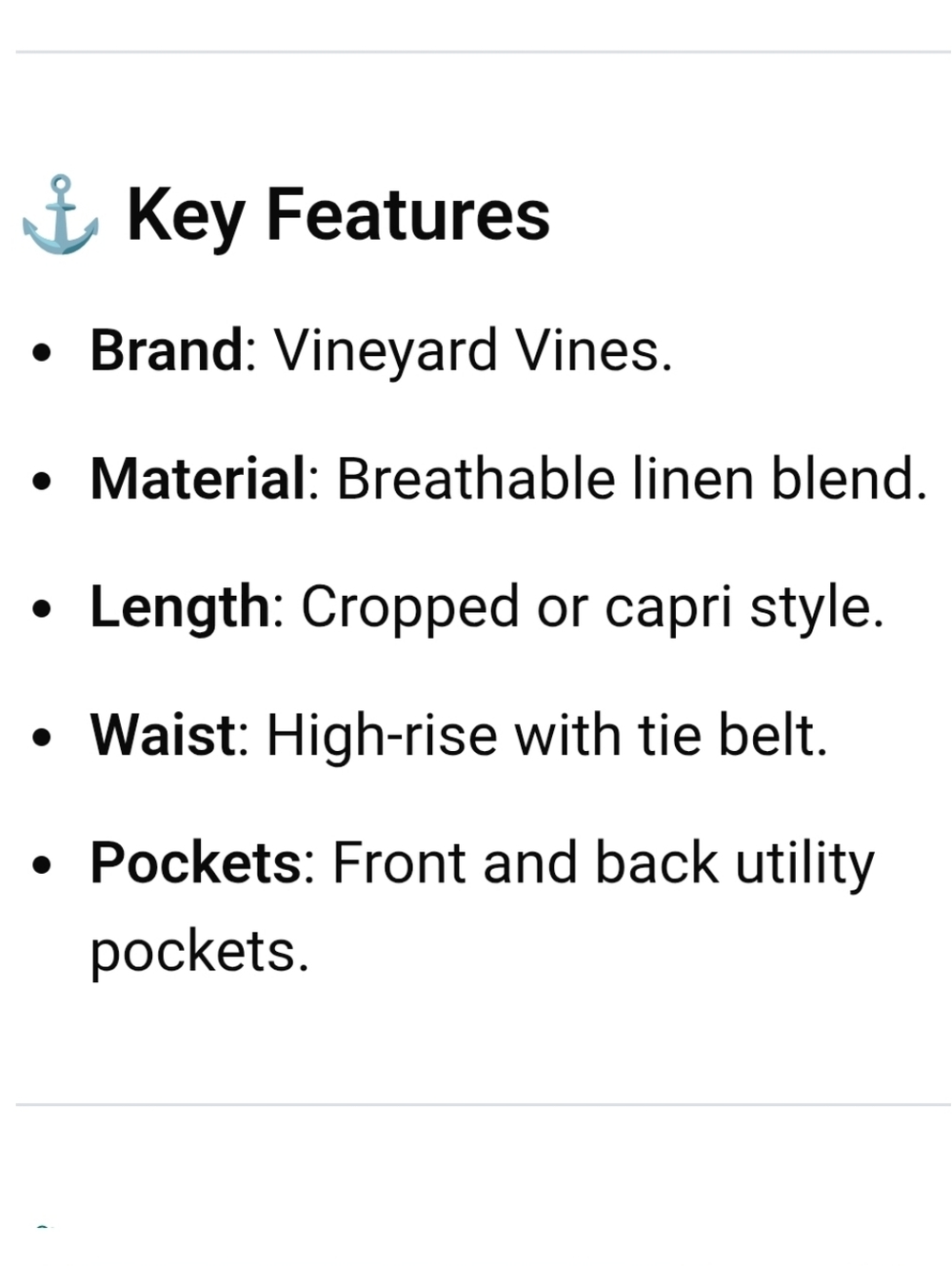 Vineyard Vines Blue & White Striped Pants - Picture 9 of 9